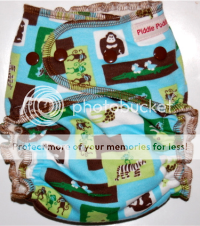 Mint Chocolate Zoo Knit OBV OS Fitted Diaper